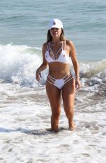 LIZIANE GUTIERREZ in Bikini on the Beach in Los Angeles 07/29/2016