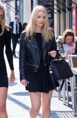 LOTTIE MOSS Out and Anout in London 08/13/2016