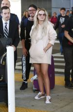 LOUISA JOHNSON at LAX Airport in Los Angeles 08/14/2016