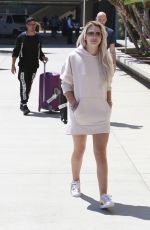 LOUISA JOHNSON at LAX Airport in Los Angeles 08/14/2016