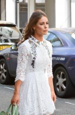 LOUISE THOMPSON Leaves Sunday Brunch TV Studios in London 08/07/2016