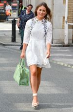 LOUISE THOMPSON Leaves Sunday Brunch TV Studios in London 08/07/2016