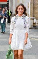 LOUISE THOMPSON Leaves Sunday Brunch TV Studios in London 08/07/2016