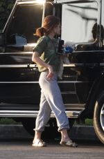 LUCY HALE Out with Her Dog in Studio City 08/01/2016