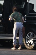 LUCY HALE Out with Her Dog in Studio City 08/01/2016