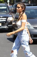 MADISON BEER in Ripped Jeans Out in Los Angeles 08/11/2016