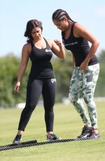 MALIN ANDERSSON Working Out at a Oark in Hertfordshire 08/07/2016