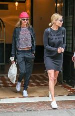 MARGOT ROBBIE and CARA DELEVINGNE Leaves Their Hotel in New York 08/02/2016