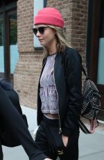 MARGOT ROBBIE and CARA DELEVINGNE Leaves Their Hotel in New York 08/02/2016