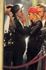 MARGOT ROBBIE, CARA DELEVINGNE and AMBER HEARD Night Out in London 08/19/2016