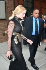 MARGOT ROBBIE Leaves Her Hotel in New York 08/01/2016