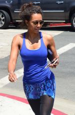 MELANIE BROWN in Tights Out in Beverly Hills 08/042016