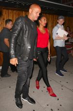 MELANIE BROWN Leaves Largo in West Hollywood 08/08/2016