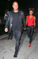MELANIE BROWN Leaves Largo in West Hollywood 08/08/2016