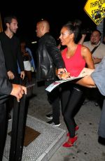 MELANIE BROWN Leaves Largo in West Hollywood 08/08/2016