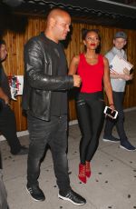 MELANIE BROWN Leaves Largo in West Hollywood 08/08/2016
