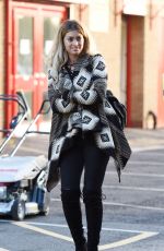 MELANIE DA CRUZ Arrives at Old Trafford in Manchester 08/19/2016
