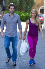 MICHELLE HUNZIKER Out at Garda Lake in Gargano 08/17/2016