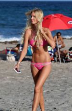 MICHELLE PIEROWAY in Bikini at a Beach in Miami 07/31/2016
