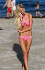 MICHELLE PIEROWAY in Bikini at a Beach in Miami 07/31/2016