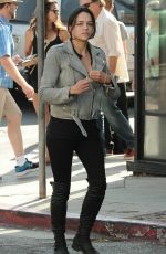 MICHELLE RODRIGUEZ Riding a Bike Out in Venice 08/28/2016