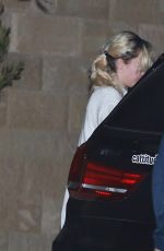 MILEY CYRUS and LIAM HEMSWORTH Night Out in Los Angeles 08/27/2016