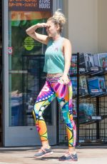 MILEY CYRUS and Liam Hemsworth Out in Calabasas 08/26/2016