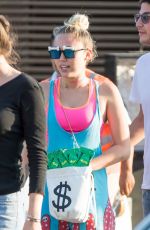 MILEY CYRUS at Nobu Restaurant in Malibu 08/21/2016