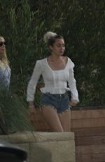 MILEY CYRUS Out and About in Soho 08/28/2016