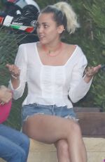 MILEY CYRUS Out and About in Soho 08/28/2016