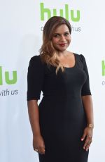 MINDY KALING at Hulu Press Line at TCA Summer 2016 in Beverly Hills