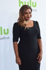 MINDY KALING at Hulu Press Line at TCA Summer 2016 in Beverly Hills