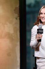 NATALIE PORTMAN at AOL Build Speaker Series in New York 08/18/2016