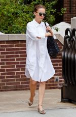 NATALIE PORTMAN Leaves Her Hotel in New York 08/16/2016