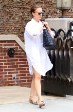 NATALIE PORTMAN Leaves Her Hotel in New York 08/16/2016