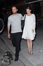NATALIE PORTMAN Leaves Il Buco Italian Restaurant in New York 08/15/2016