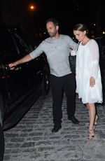 NATALIE PORTMAN Leaves Il Buco Italian Restaurant in New York 08/15/2016