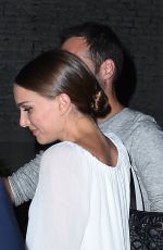 NATALIE PORTMAN Leaves Il Buco Italian Restaurant in New York 08/15/2016