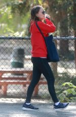 NATALIE PORTMAN Out at a Park in Los Feliz 08/02/2016