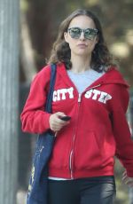 NATALIE PORTMAN Out at a Park in Los Feliz 08/02/2016