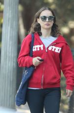 NATALIE PORTMAN Out at a Park in Los Feliz 08/02/2016