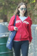 NATALIE PORTMAN Out at a Park in Los Feliz 08/02/2016