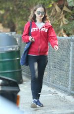 NATALIE PORTMAN Out at a Park in Los Feliz 08/02/2016
