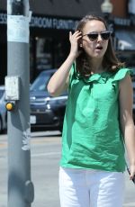 NATALIE PORTMAN Out in Los Angeles 08/26/2016