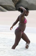 NATURI NAUGHTON in Bikini at a Beach in Barbados 07/29/2016