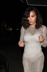NAYA RIVERA Night Out in West Hollywood 08/19/2016