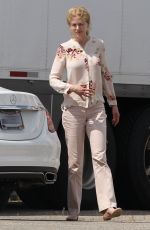 NICOLE KIDDMAN on the Set of 