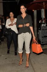 NICOLE MURPHY Out for Dinner in West Hollywood 08/23/2016