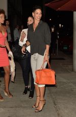 NICOLE MURPHY Out for Dinner in West Hollywood 08/23/2016
