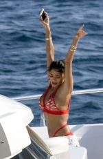 NICOLE SCHERZINGER in Bikini on a Yacht in Mykonos 08/02/2016